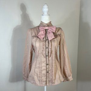 axes femme pink blouse